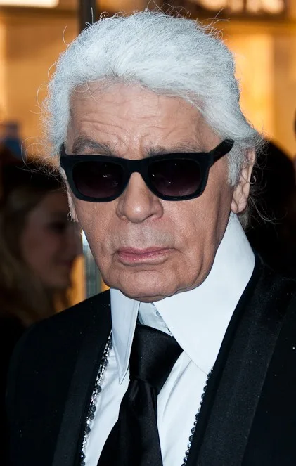 Karl Lagerfeld, diseñador de moda alemán, figura clave de la alta costura